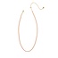 Kelsey Gold Strand Necklace in Pink Enamel