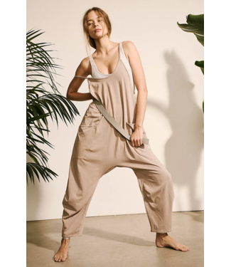 FREE PEOPLE MOVEMENT Hot Shot Onesie in Mocha Latte