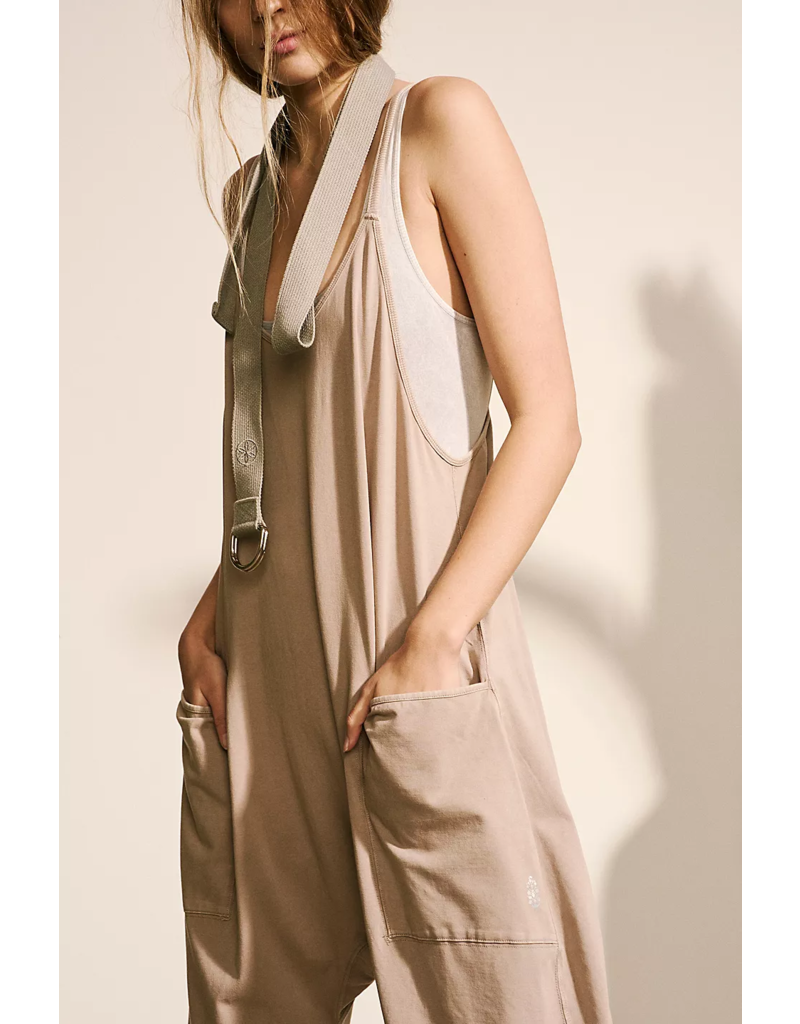 FREE PEOPLE MOVEMENT Hot Shot Onesie in Mocha Latte