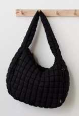 FREE PEOPLE MOVEMENT Quilted Caryall Tote Bag in Black