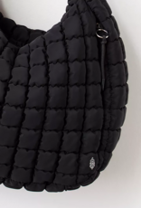 FREE PEOPLE MOVEMENT Quilted Caryall Tote Bag in Black