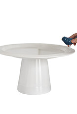 NORA FLEMING Pinstripes Melamine Round Platter NORA FLEMING Pinstripes Melamine Round Platter