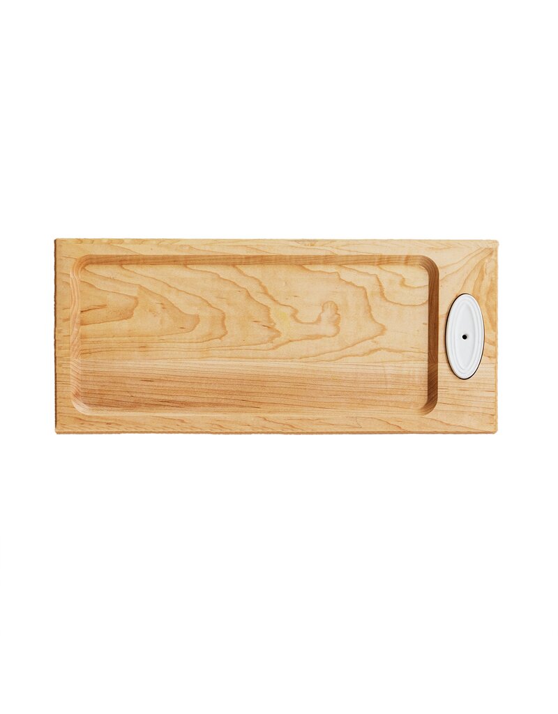 NORA FLEMING Pinstripes Maple Bread Board