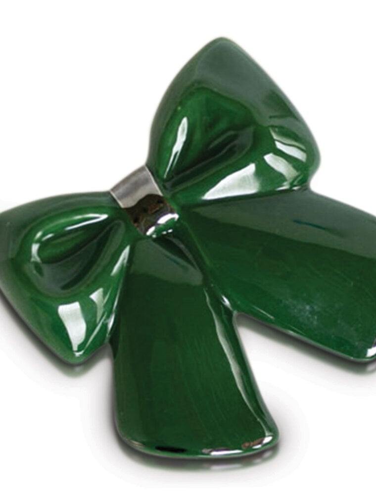 NORA FLEMING Wrap It Up Green Bow Mini