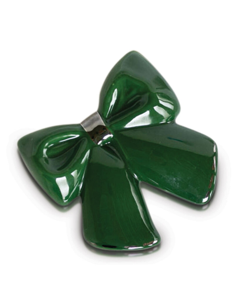 NORA FLEMING Wrap It Up Green Bow Mini