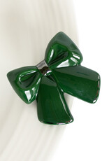 NORA FLEMING Wrap It Up Green Bow Mini