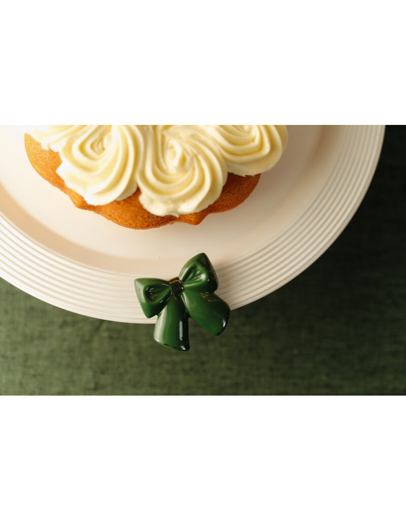 NORA FLEMING Wrap It Up Green Bow Mini