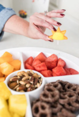 NORA FLEMING Pinstripes Melamine Divided Dish NORA FLEMING Pinstripes Melamine Divided Dish