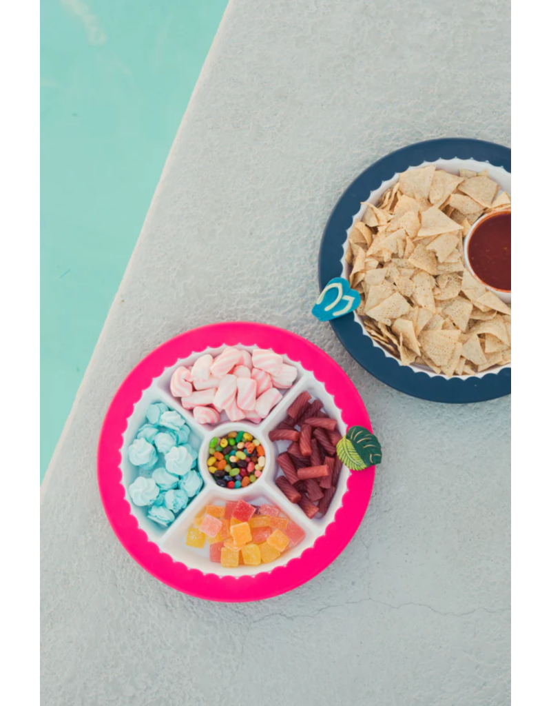 NORA FLEMING Pinstripes Melamine Divided Dish