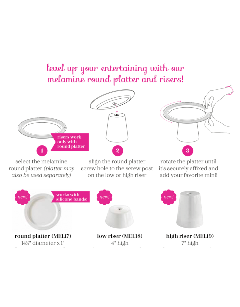 NORA FLEMING Melamine High Riser