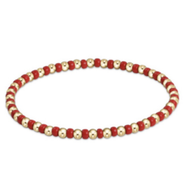 ENEWTON DESIGN Hope Grateful Bracelet - Bright Red/Gold
