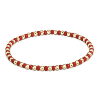 ENEWTON DESIGN Hope Grateful Bracelet - Bright Red/Gold