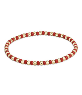 ENEWTON DESIGN Hope Grateful Bracelet - Bright Red/Gold