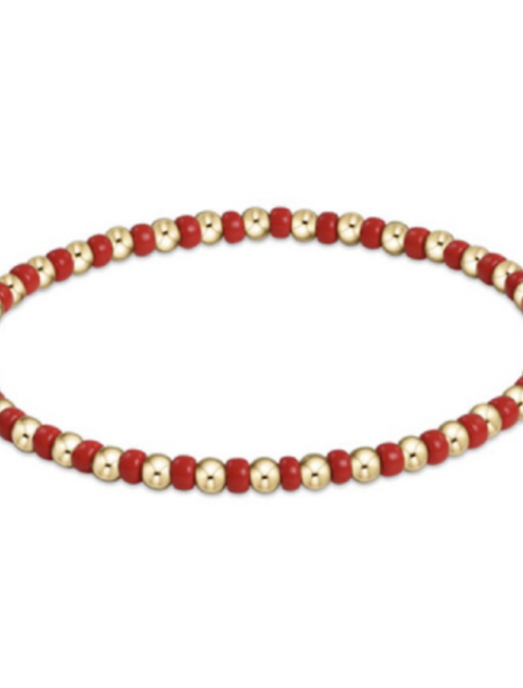 ENEWTON DESIGN Hope Grateful Bracelet - Bright Red/Gold