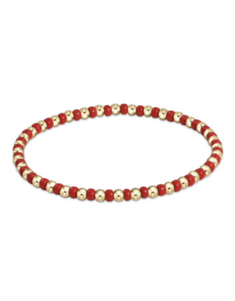 ENEWTON DESIGN Hope Grateful Bracelet - Bright Red/Gold