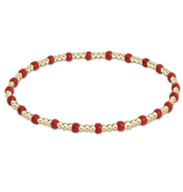 ENEWTON DESIGN Hope Sincerity Bracelet - Bright Red/Gold