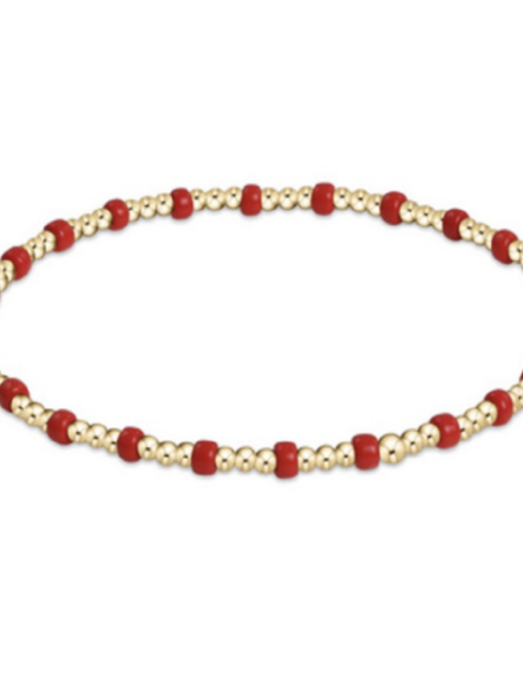 ENEWTON DESIGN Hope Sincerity Bracelet - Bright Red/Gold