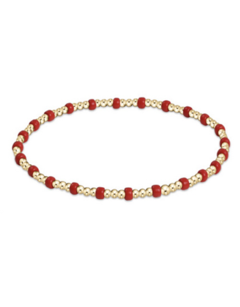 ENEWTON DESIGN Hope Sincerity Bracelet - Bright Red/Gold