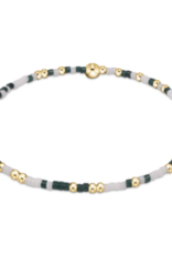 ENEWTON DESIGN Hope Unwritten Bracelet - Dark Green & White/Gold