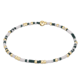 ENEWTON DESIGN Hope Unwritten Bracelet - Dark Green & White/Gold