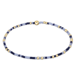 ENEWTON DESIGN Hope Unwritten Bracelet - Light Blue & Matte Navy/Gold