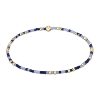 ENEWTON DESIGN Hope Unwritten Bracelet - Light Blue & Matte Navy/Gold