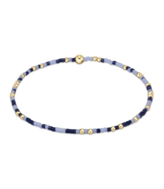 ENEWTON DESIGN Hope Unwritten Bracelet - Light Blue & Matte Navy/Gold
