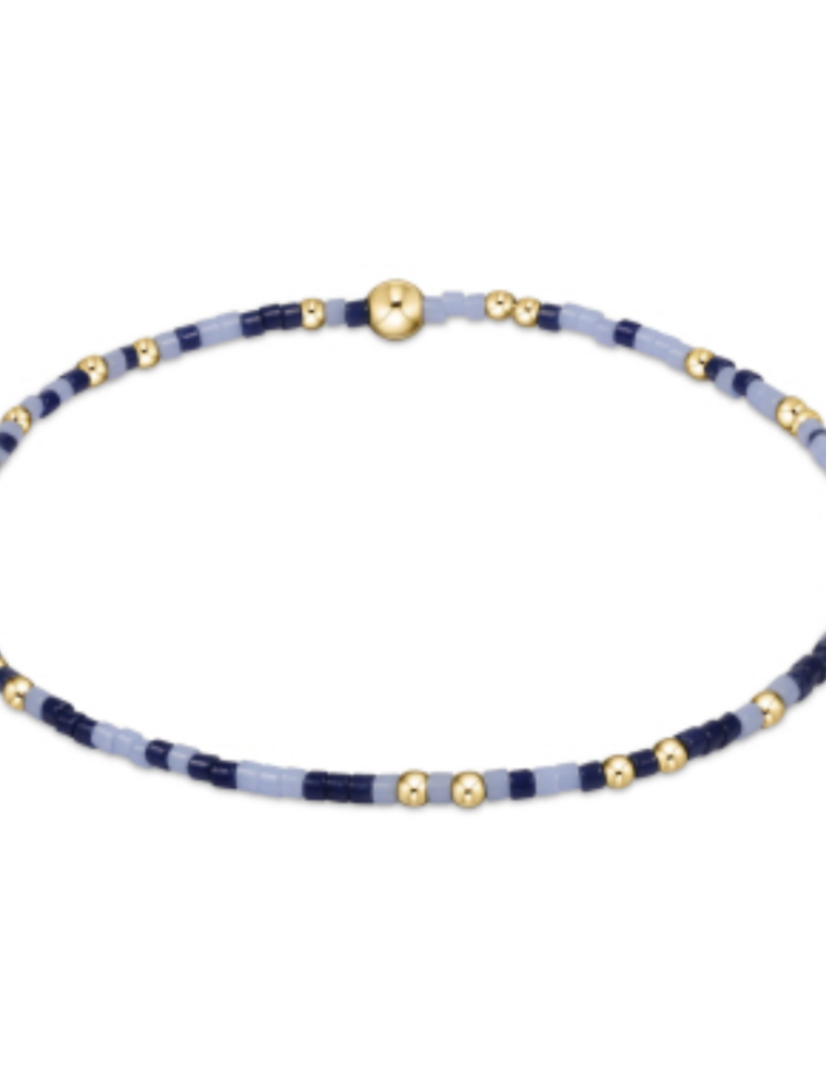 ENEWTON DESIGN Hope Unwritten Bracelet - Light Blue & Matte Navy/Gold