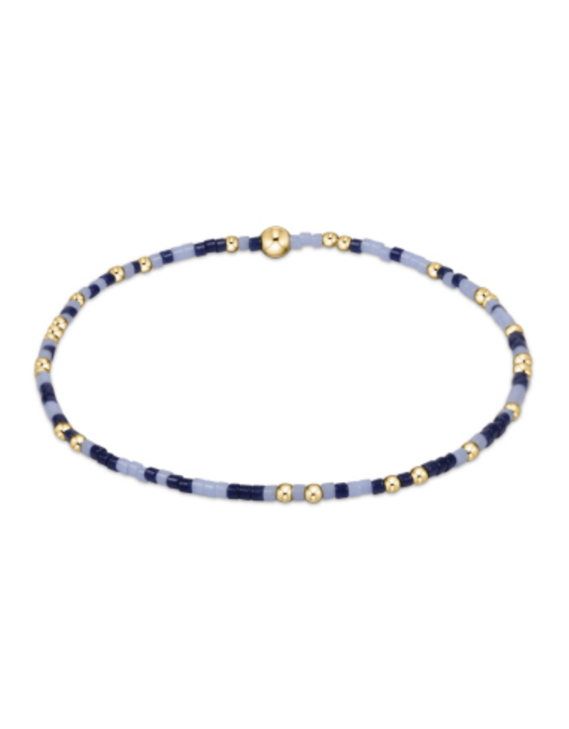 ENEWTON DESIGN Hope Unwritten Bracelet - Light Blue & Matte Navy/Gold