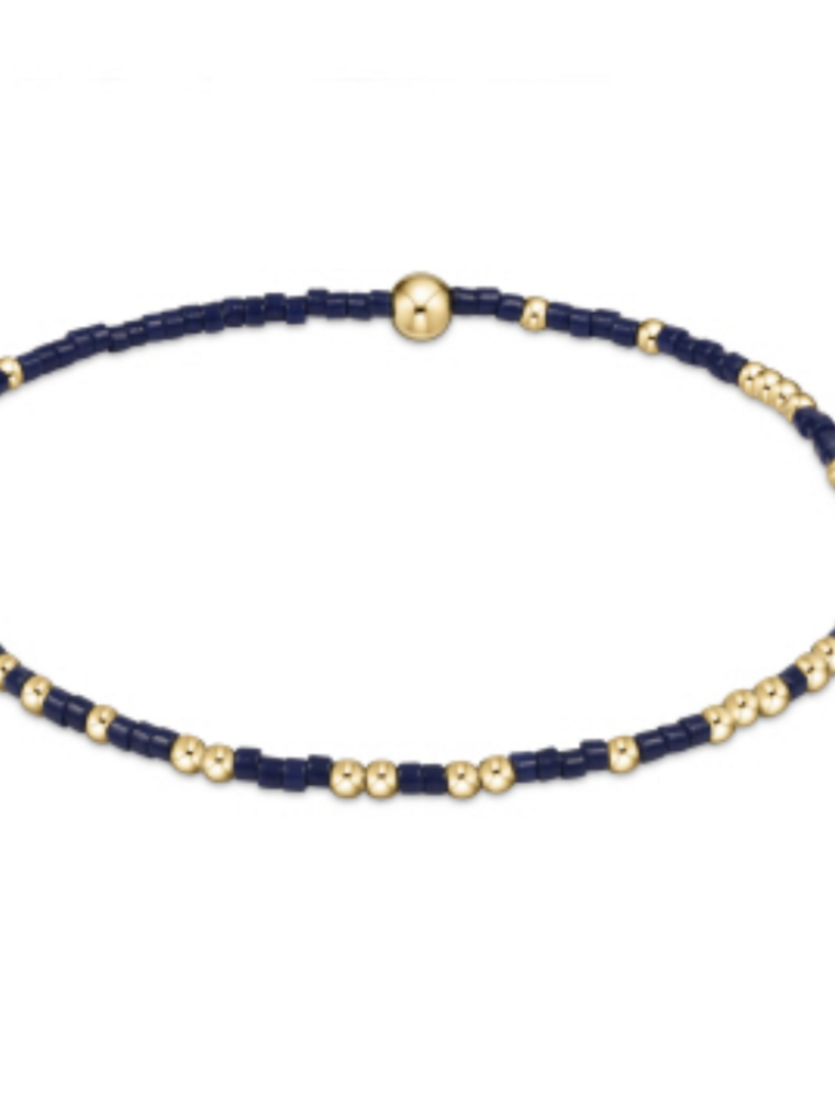 ENEWTON DESIGN Hope Unwritten Bracelet - Matte Navy/Gold