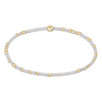 ENEWTON DESIGN Hope Unwritten Bracelet - White/Gold