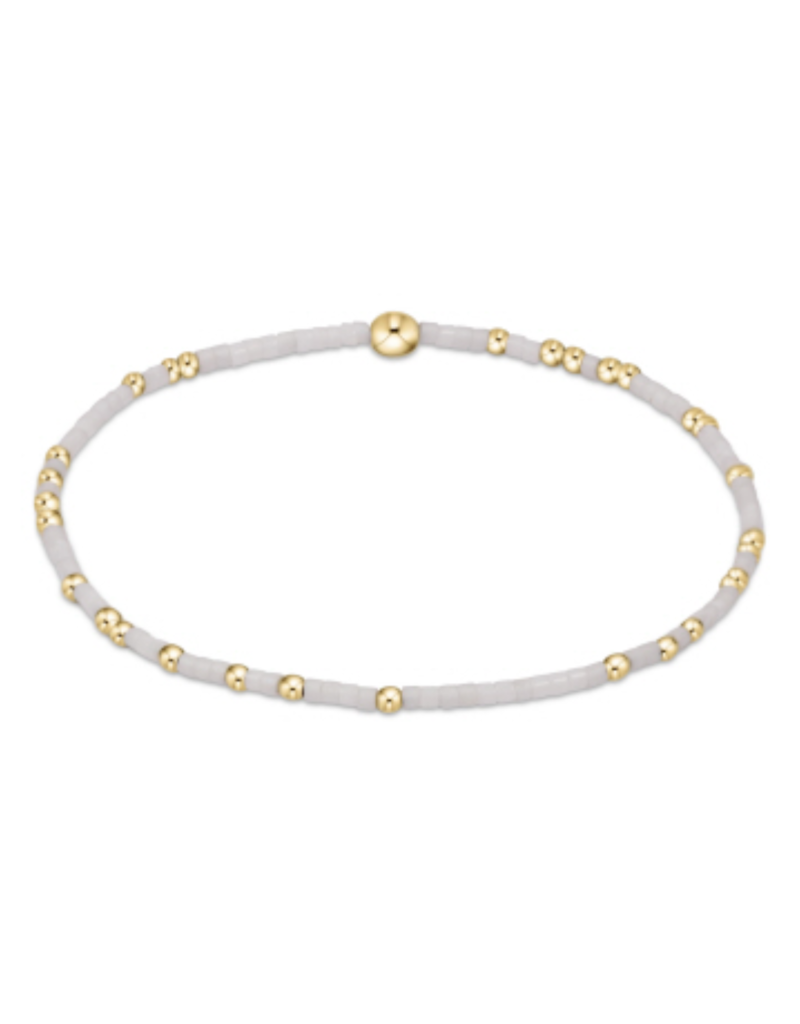 ENEWTON DESIGN Hope Unwritten Bracelet - White/Gold