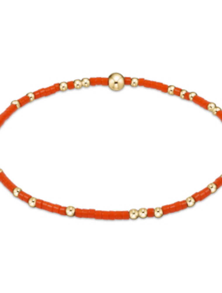 ENEWTON DESIGN Hope Unwritten Bracelet - Bright Orange/Gold