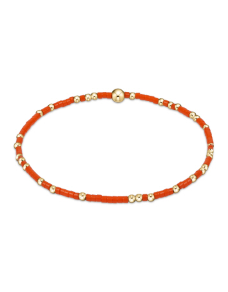 ENEWTON DESIGN Hope Unwritten Bracelet - Bright Orange/Gold