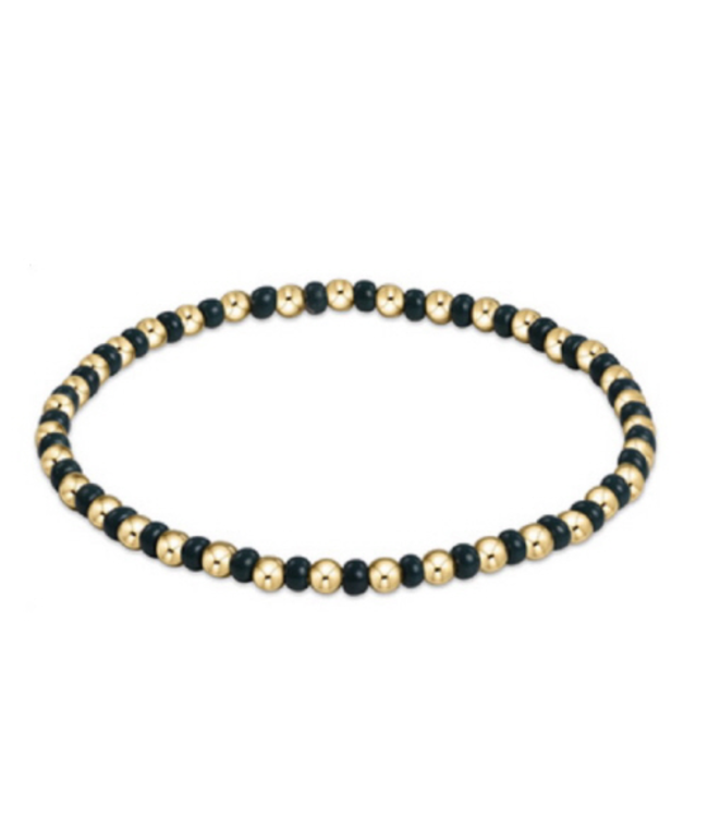 Hope Grateful Bracelet - Dark Green/Gold