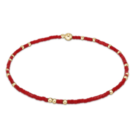 ENEWTON DESIGN Hope Unwritten Bracelet - Bright Red/Gold