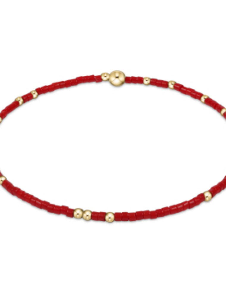 ENEWTON DESIGN Hope Unwritten Bracelet - Bright Red/Gold