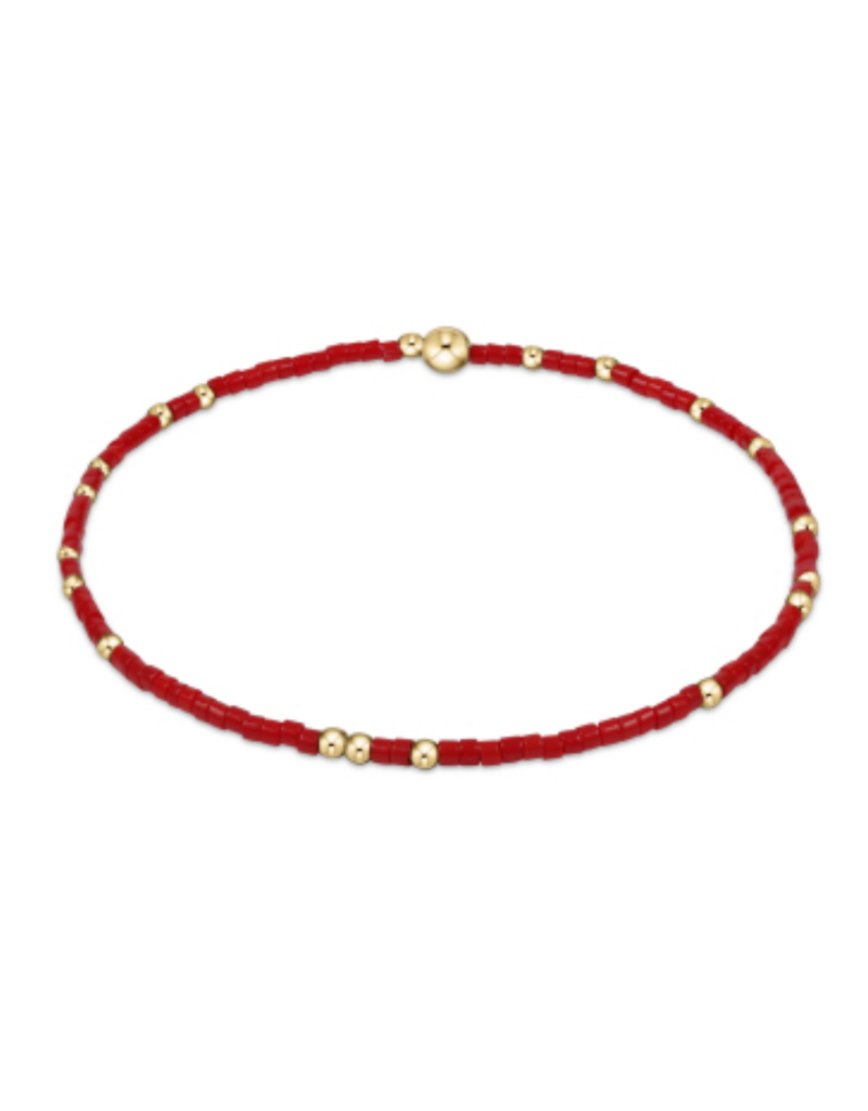 ENEWTON DESIGN Hope Unwritten Bracelet - Bright Red/Gold
