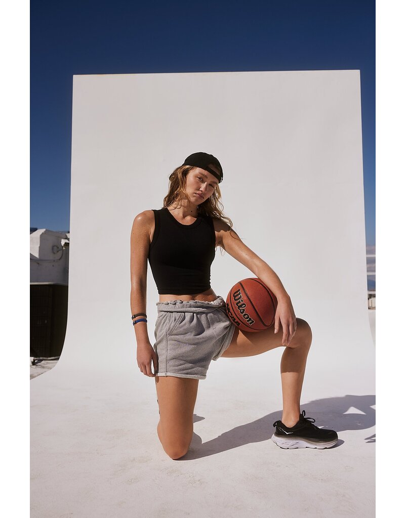FREE PEOPLE MOVEMENT Free Throw Muscle Tank in Black