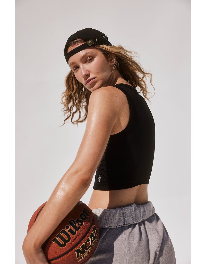 FREE PEOPLE MOVEMENT Free Throw Muscle Tank in Black