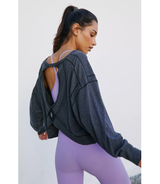 FREE PEOPLE MOVEMENT My Time Layer in Black