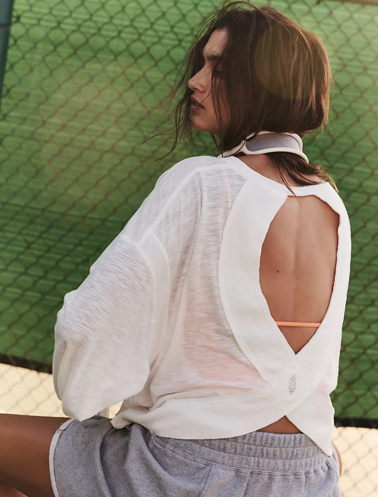 FREE PEOPLE MOVEMENT My Time Layer in Painted White