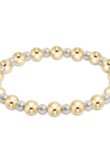 ENEWTON DESIGN Classic Grateful 6mm Bead Bracelet - 4mm Pearl/Gold