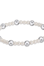 ENEWTON DESIGN Sincerity 6mm Bead Bracelet - 4mm Pearl/Silver