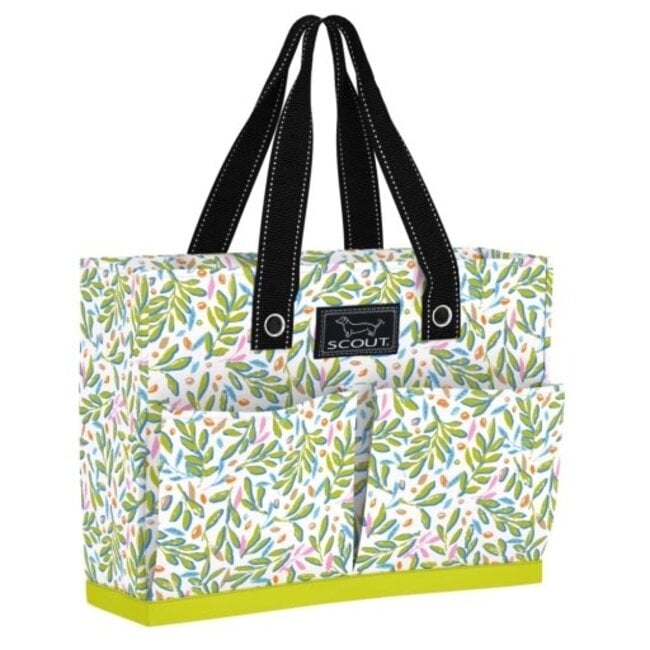 Uptown Girl Pocket Tote Bag in Olive Or Twist