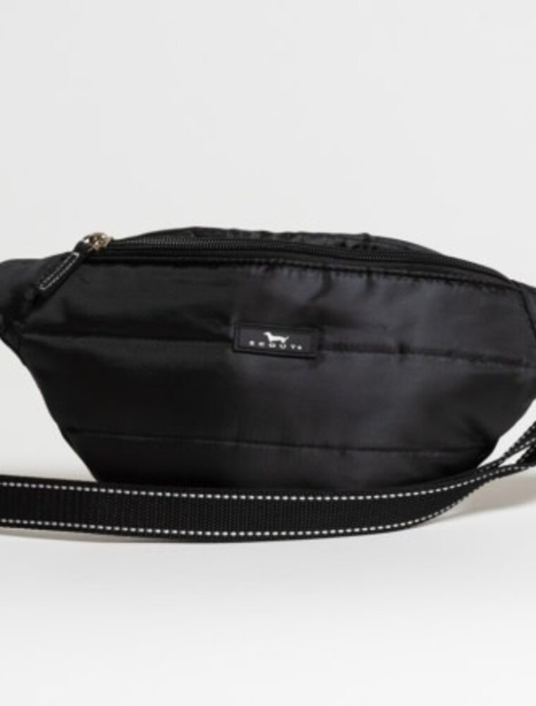 SCOUT Sun Belt Puffer Belt Bag in Black Puffer