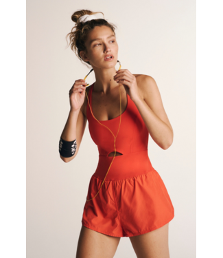 FREE PEOPLE MOVEMENT Righteous Runsie in Flame