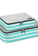 SCOUT Jet Set Foldable Travel Cubes Set in Montauk Mint SCOUT Jet Set Foldable Travel Cubes Set in Montauk Mint