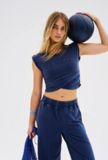 FREE PEOPLE MOVEMENT Hot Shot Crossover Set in Midnight Navy
