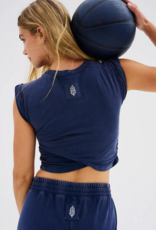 FREE PEOPLE MOVEMENT Hot Shot Crossover Set in Midnight Navy